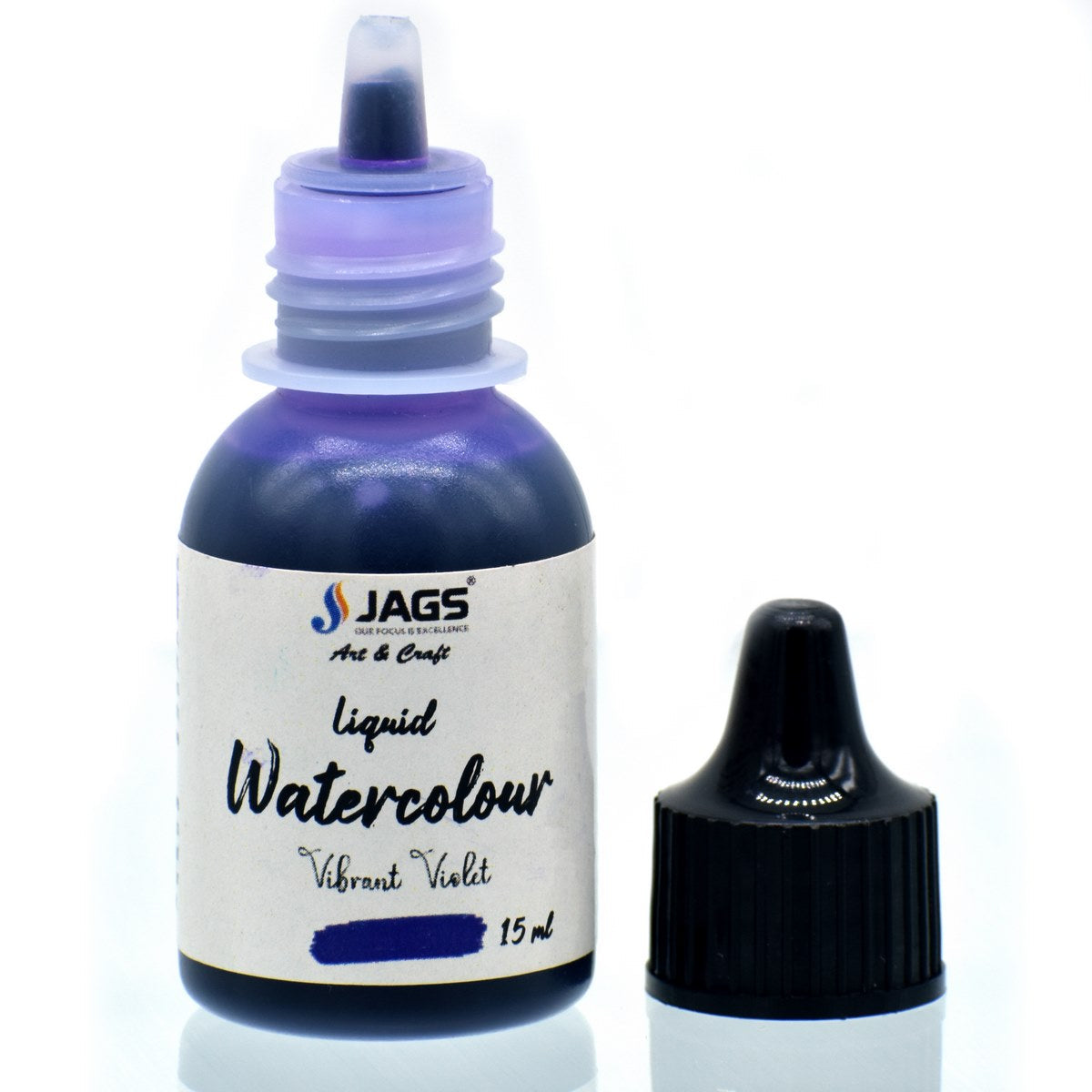 jags-mumbai Paint & Colours Jags Liquid Watercolour 15ML Vibrant Violet JLWC03
