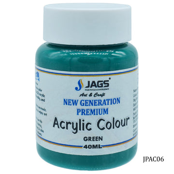 Jags Premium Acrylic Colour Paint Green JPAC06