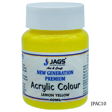jags-mumbai Paint & Colours Jags Premium Acrylic Colour Paint Lemon Yellow JPAC10