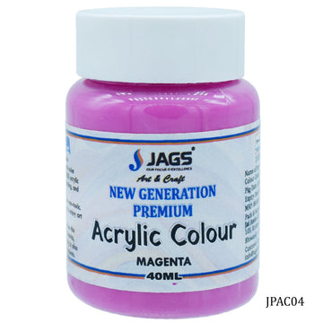 Jags Premium Acrylic Colour Paint Magenta