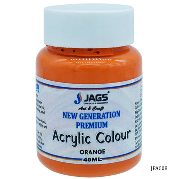 jags-mumbai Paint & Colours Jags Premium Acrylic Colour Paint Orange JPAC08