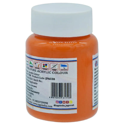 jags-mumbai Paint & Colours Jags Premium Acrylic Colour Paint Orange JPAC08