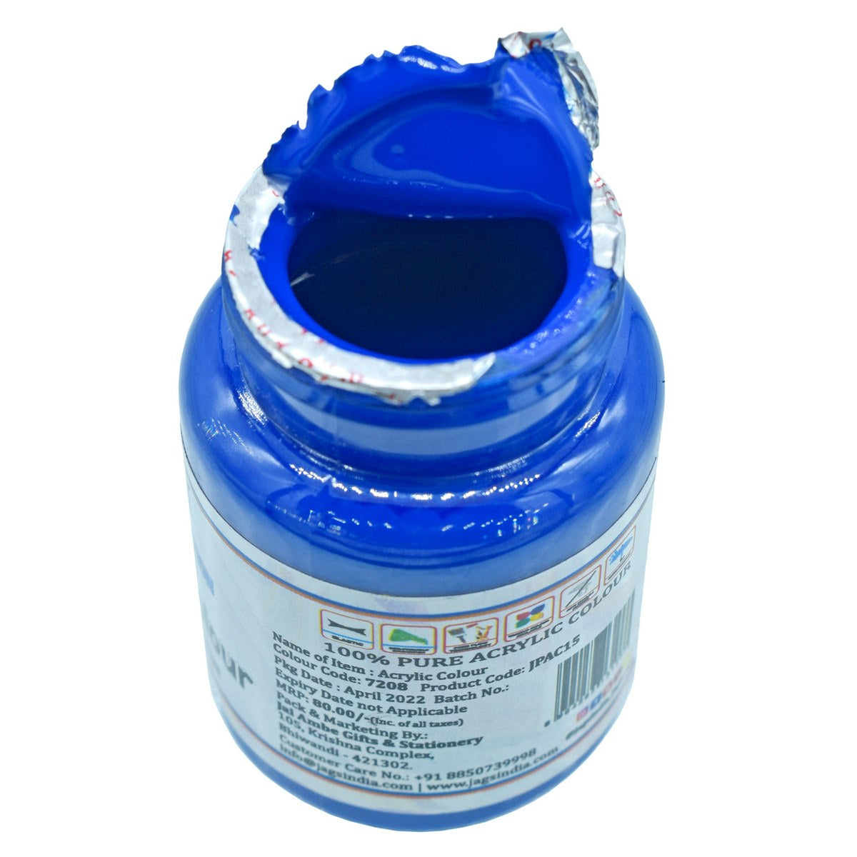 jags-mumbai Paint & Colours Jags Premium Acrylic Colour Paint Ultra Blue JPAC15