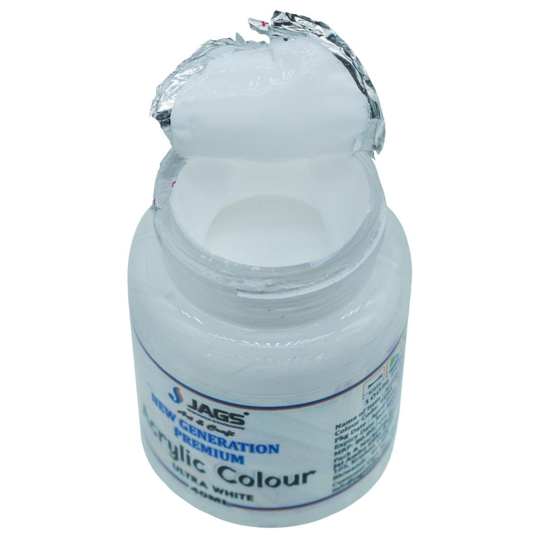 jags-mumbai Paint & Colours Jags Premium Acrylic Colour Paint Ultra White JPAC01