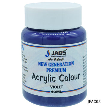 Jags Premium Acrylic Colour Paint Voilet JPAC05