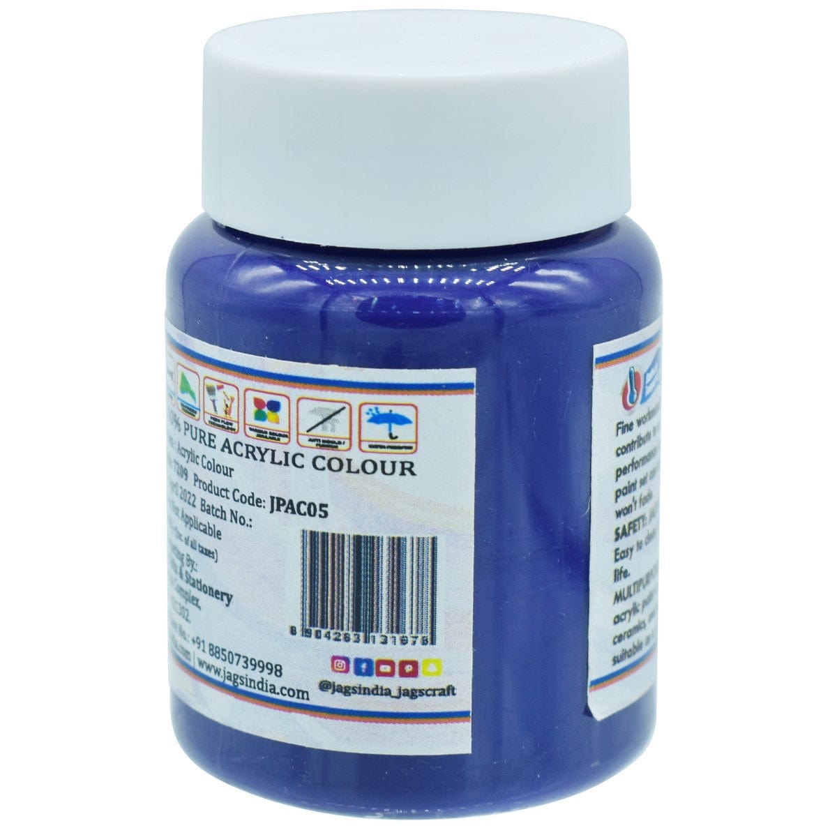 jags-mumbai Paint & Colours Jags Premium Acrylic Colour Paint Voilet JPAC05