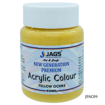 Jags Premium Acrylic Colour Paint Yellow Ochre JPAC09