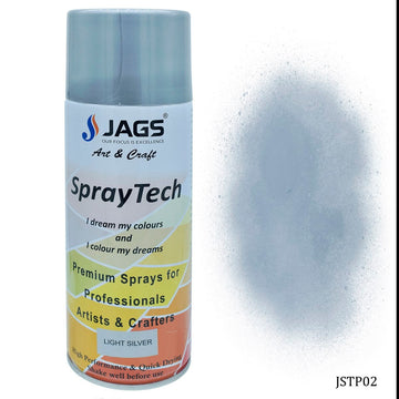 jags-mumbai Paint & Colours Jags Spray Tech Paint 400ml Silver JSTP02 - High-Quality Paint for Durable Coating
