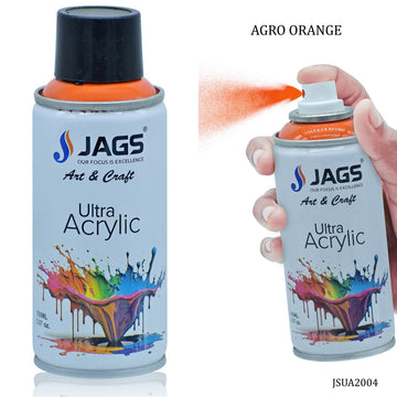 Jags Spray Ultra Acrylic 150ml Agro Orange 2004 (JSUA2004)