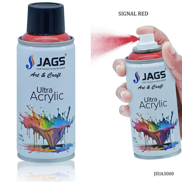 Jags Spray Ultra Acrylic 150ml Signal Red 3000