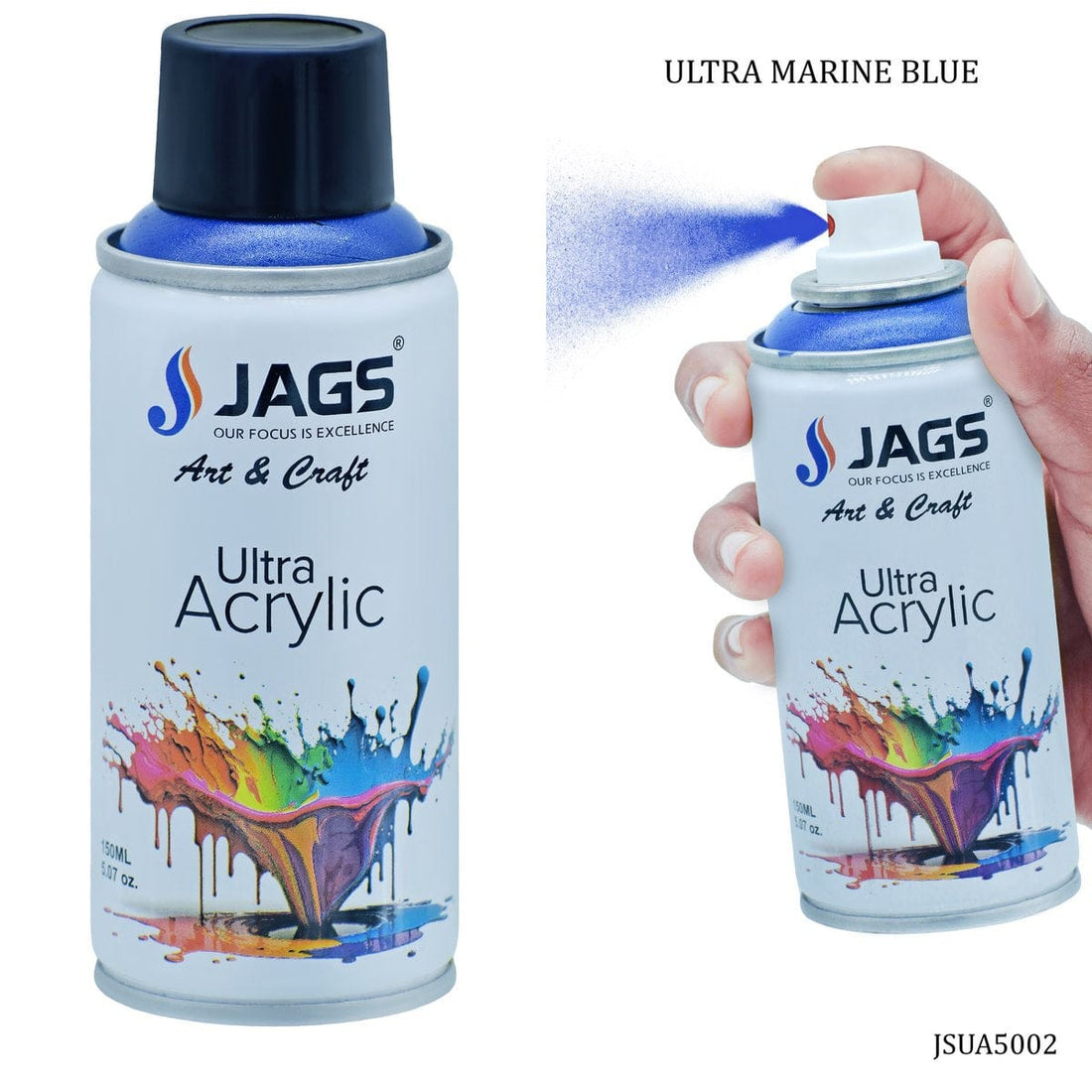 jags-mumbai Paint & Colours Jags Spray Ultra Acrylic 150ml Ultra Marine Blue: Precision and Performance in Every Spray