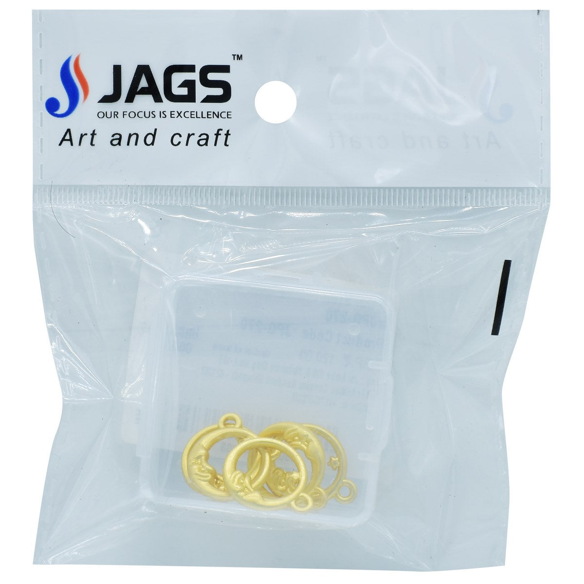 jags-mumbai Paint & Colours Metal Craft Fitting Gold 5 Pcs