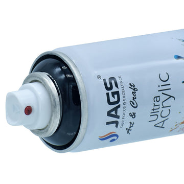 Premium Glossy Finish Spray Ultra Acrylic 150ml Black - Contain 1 Unit