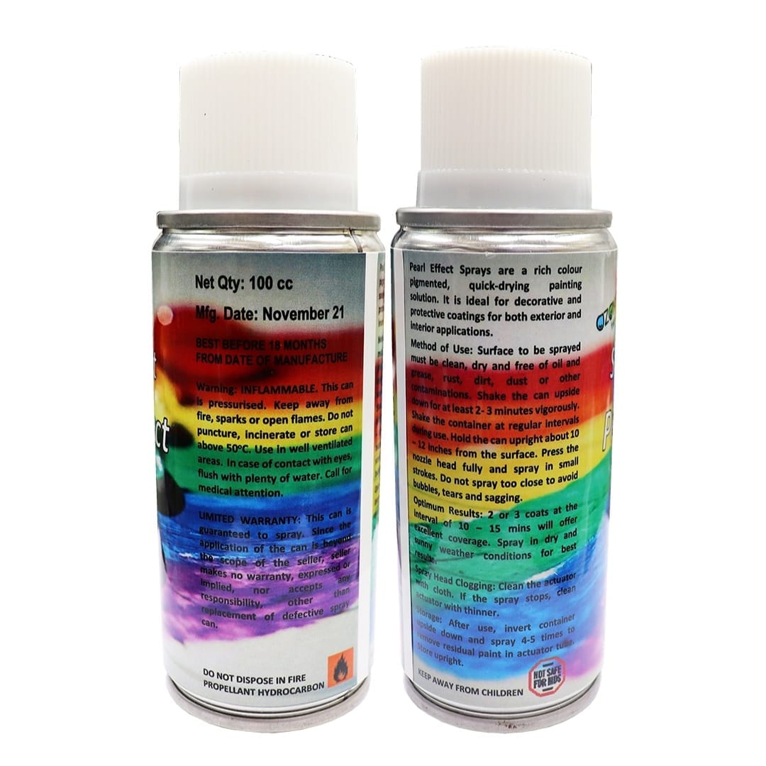 jags-mumbai Paint & Colours Spray Paint Pearl & Metallic Effect, 100ml (Pack of 1)
