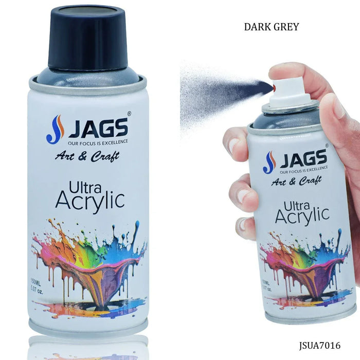 Urban Chic: Spray Ultra Acrylic 150ml Dark Grey - Contain 1 Unit