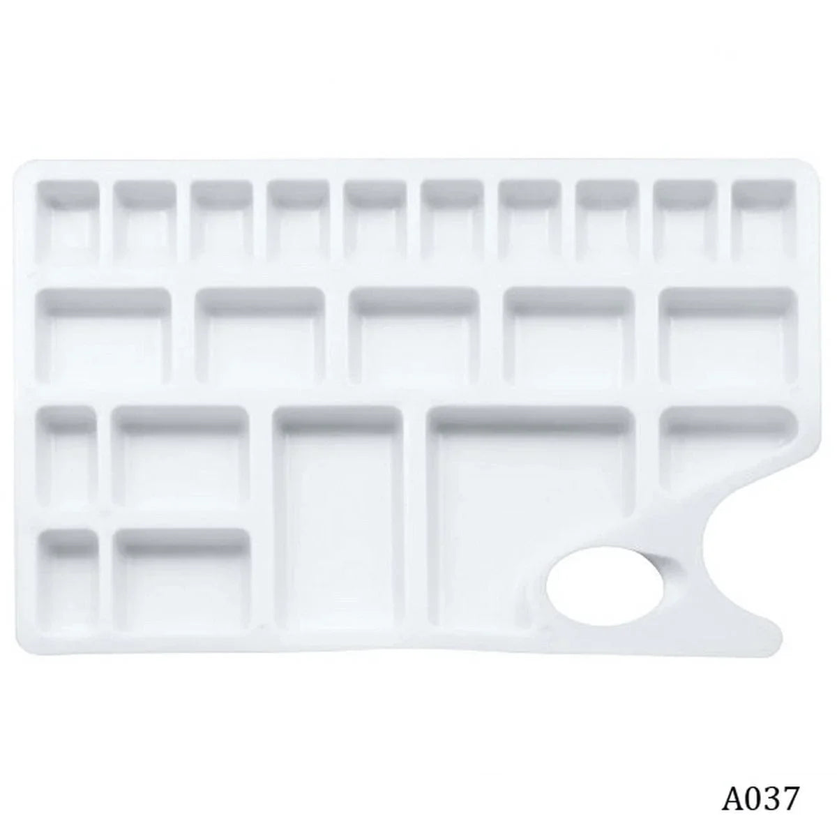Medium Rectangle Colour Mixing Plate