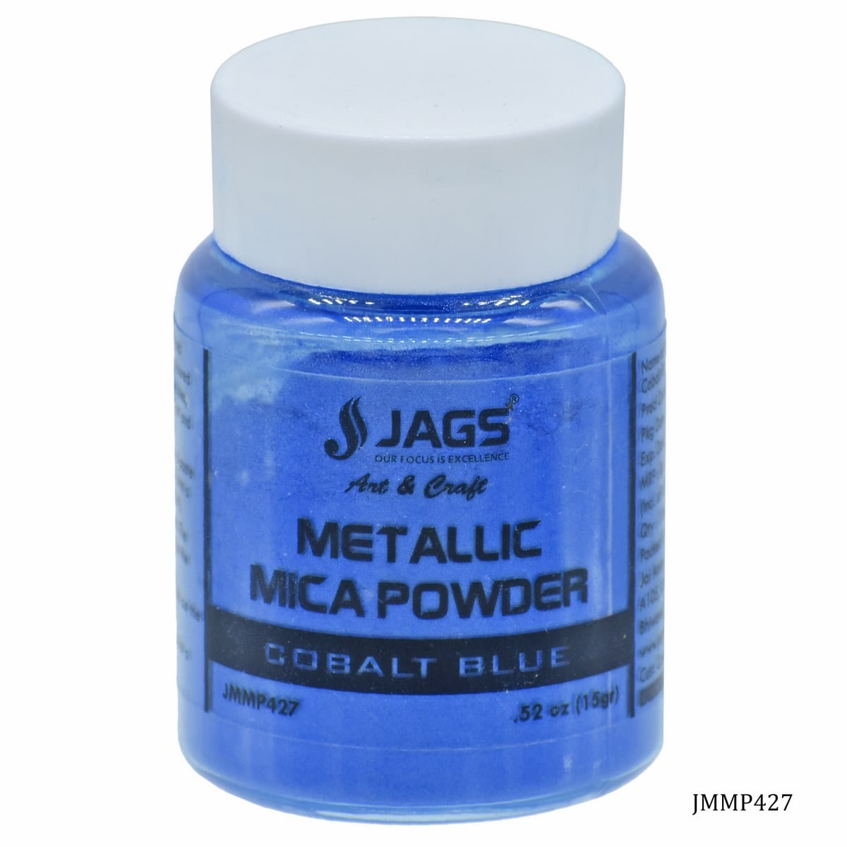 jags-mumbai Painting Palette Jags Metallic Mica Powder  15Gms Cobbat Blue JMMP427