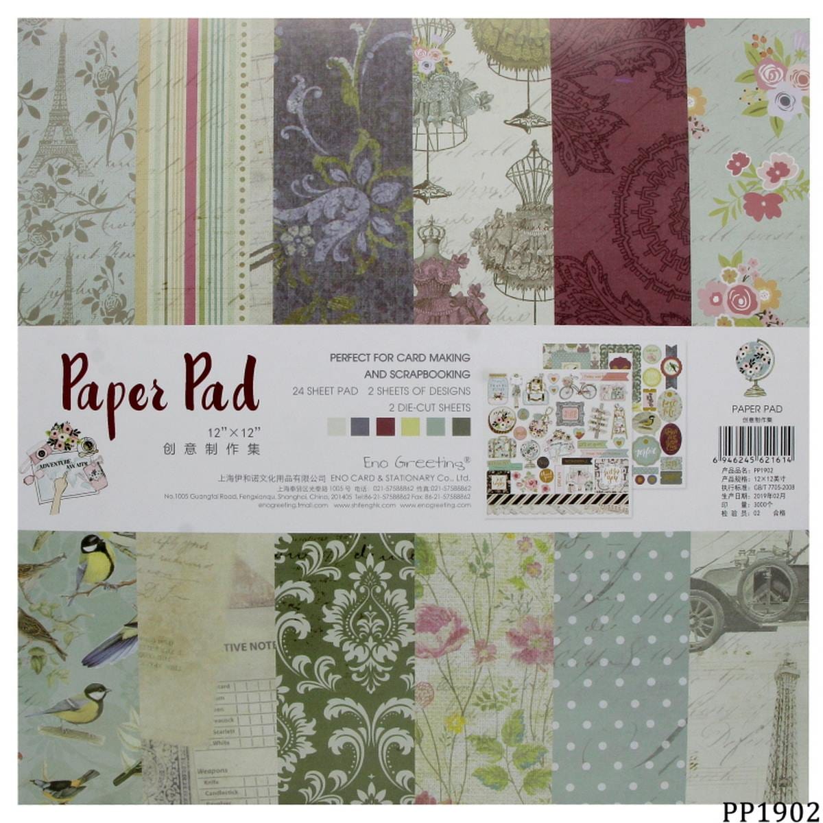 jags-mumbai Paper 24 Sheets Greeting Paper Pad  (12x12)