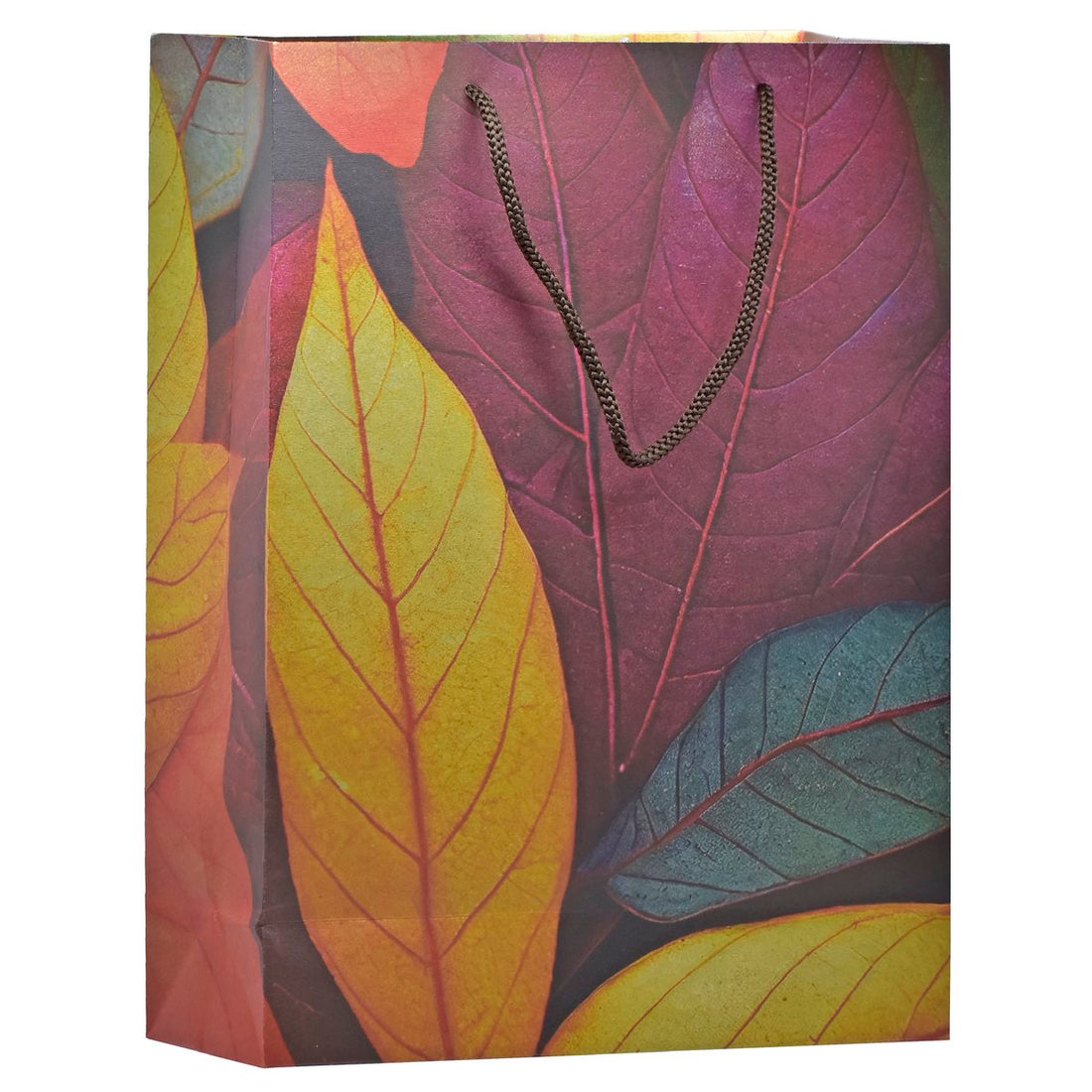 jags-mumbai Paper Bags Eco Friendly Paper Bag Big 14.3X10.7 Leaf EFPBB12 pack of 10 Pcs