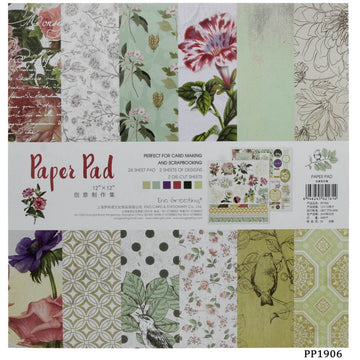 Greeting Paper Pad 24 Sheets  12X12 inch