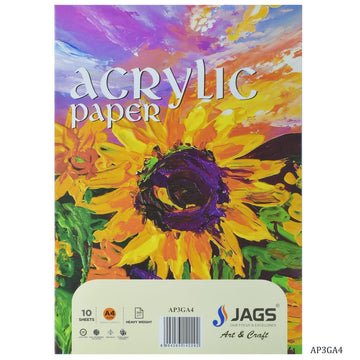 High-Quality 350gsm Acrylic Paper for Mixed Media - A4 Size 10 Sheets