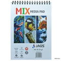 jags-mumbai paper Mix Media Pad Pack Of 25 Sheets 250 Gsm A4 MMP20A4