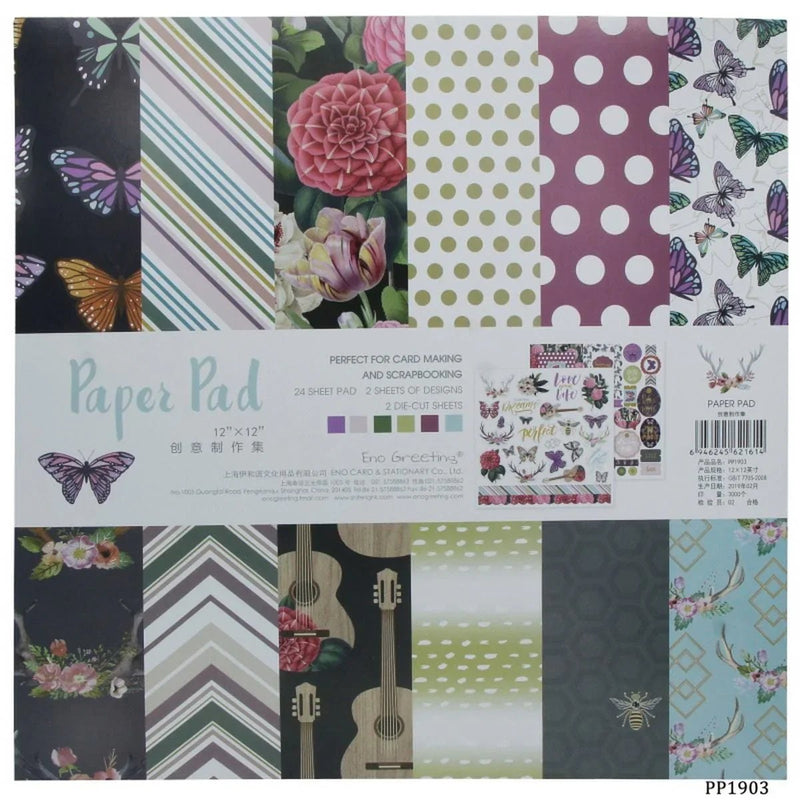 jags-mumbai Paper Pattern Papers 24 Sheet Pad