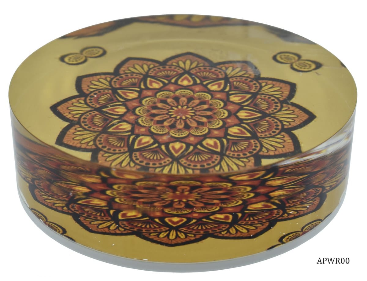 jags-mumbai Paper Weight Acrylic Paper Weight Round Design