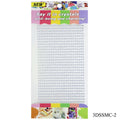 jags-mumbai Pearl & Diamond Stickers Pearl Stone  Sticker Sheet Contains Stone Sticker (Large Size) for journaling