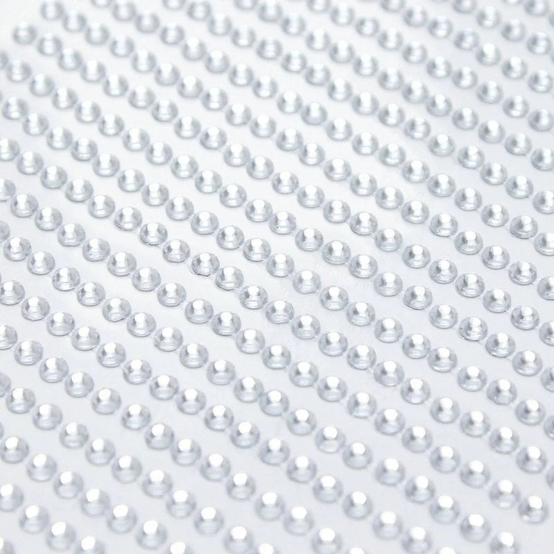 jags-mumbai Pearl & Diamond Stickers Pearl Stone  Sticker Sheet Contains Stone Sticker (Large Size) for journaling