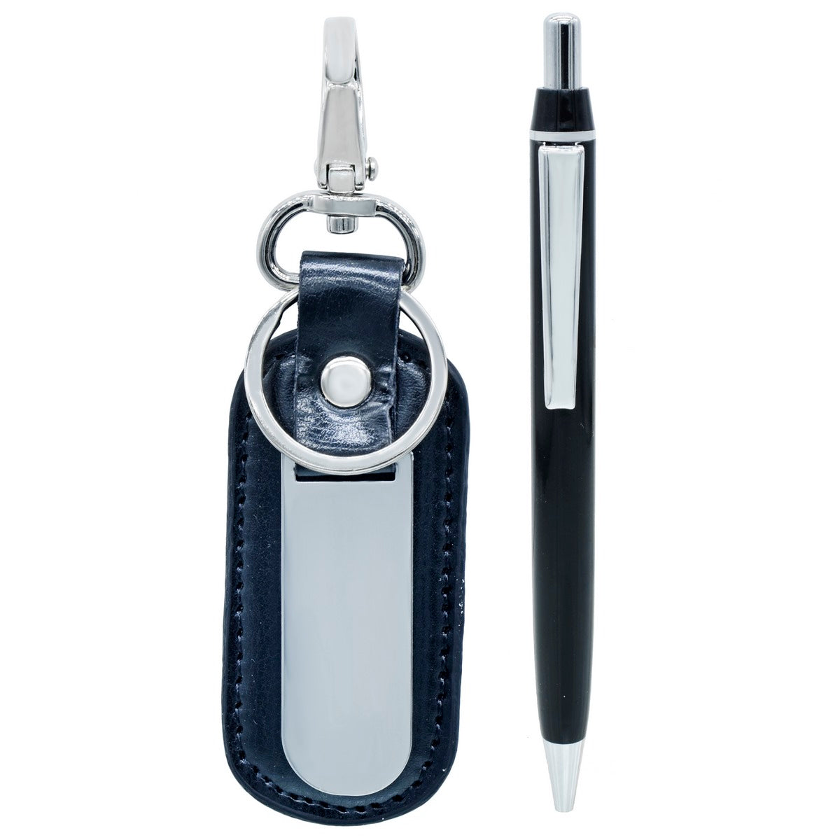 jags-mumbai Pen "Elegant and Versatile: Black Keychain with Pen Gift Set (SET118BK)"