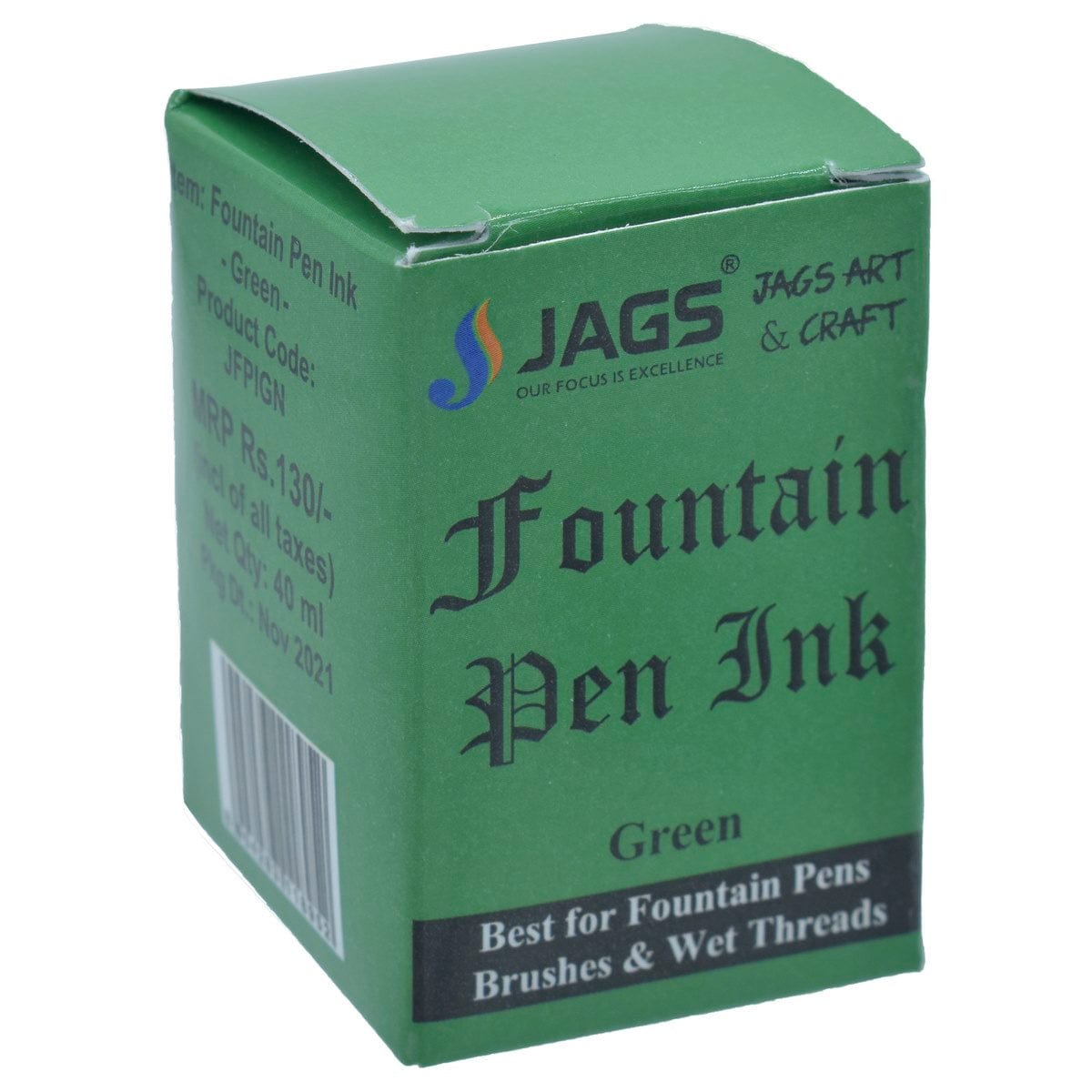 jags-mumbai Pen Fountain Pen Inks 40ML Green