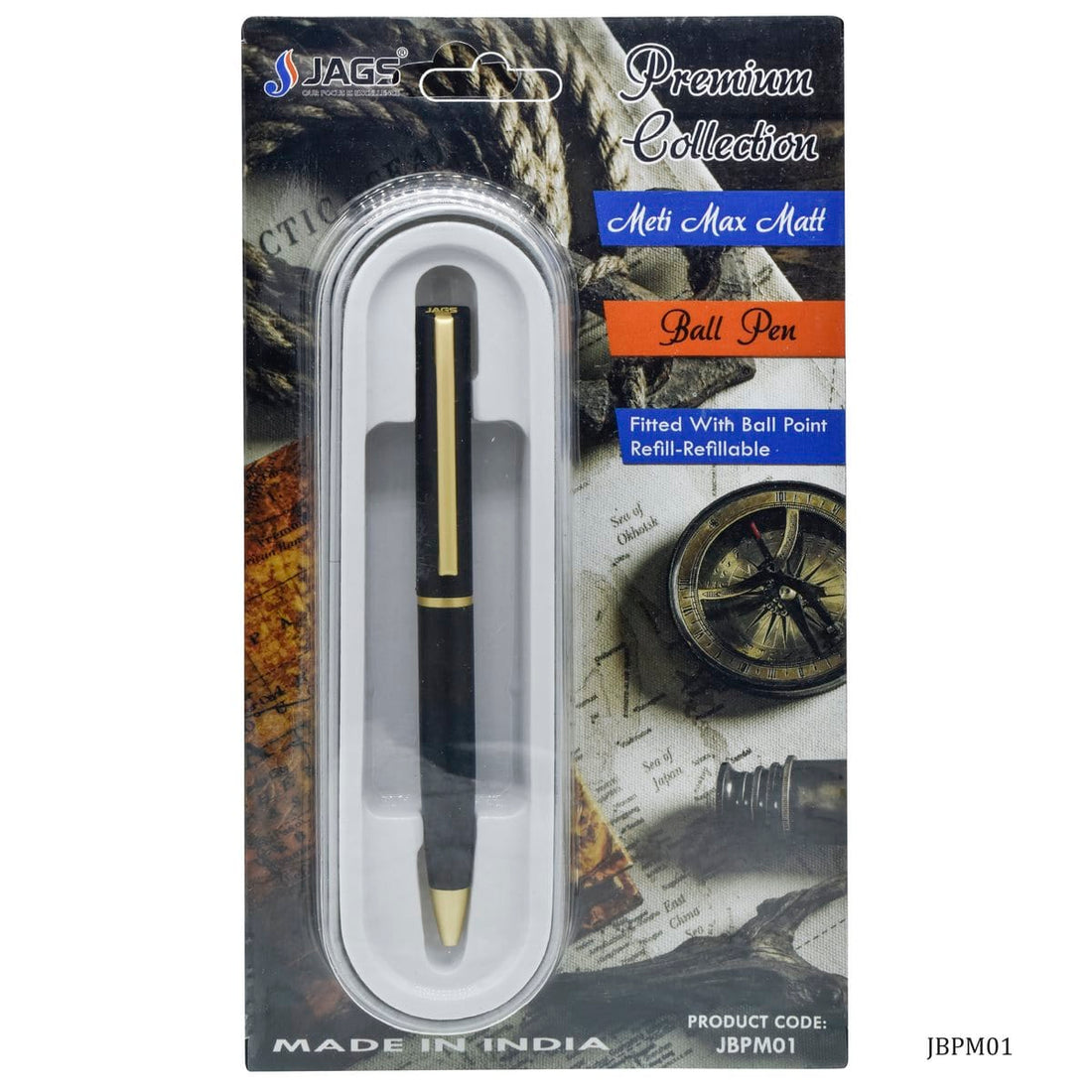 jags-mumbai Pen Jags Ball Pen Meti Max Black