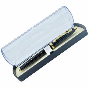 Roller Pen Blister Packing Black Gold Clip