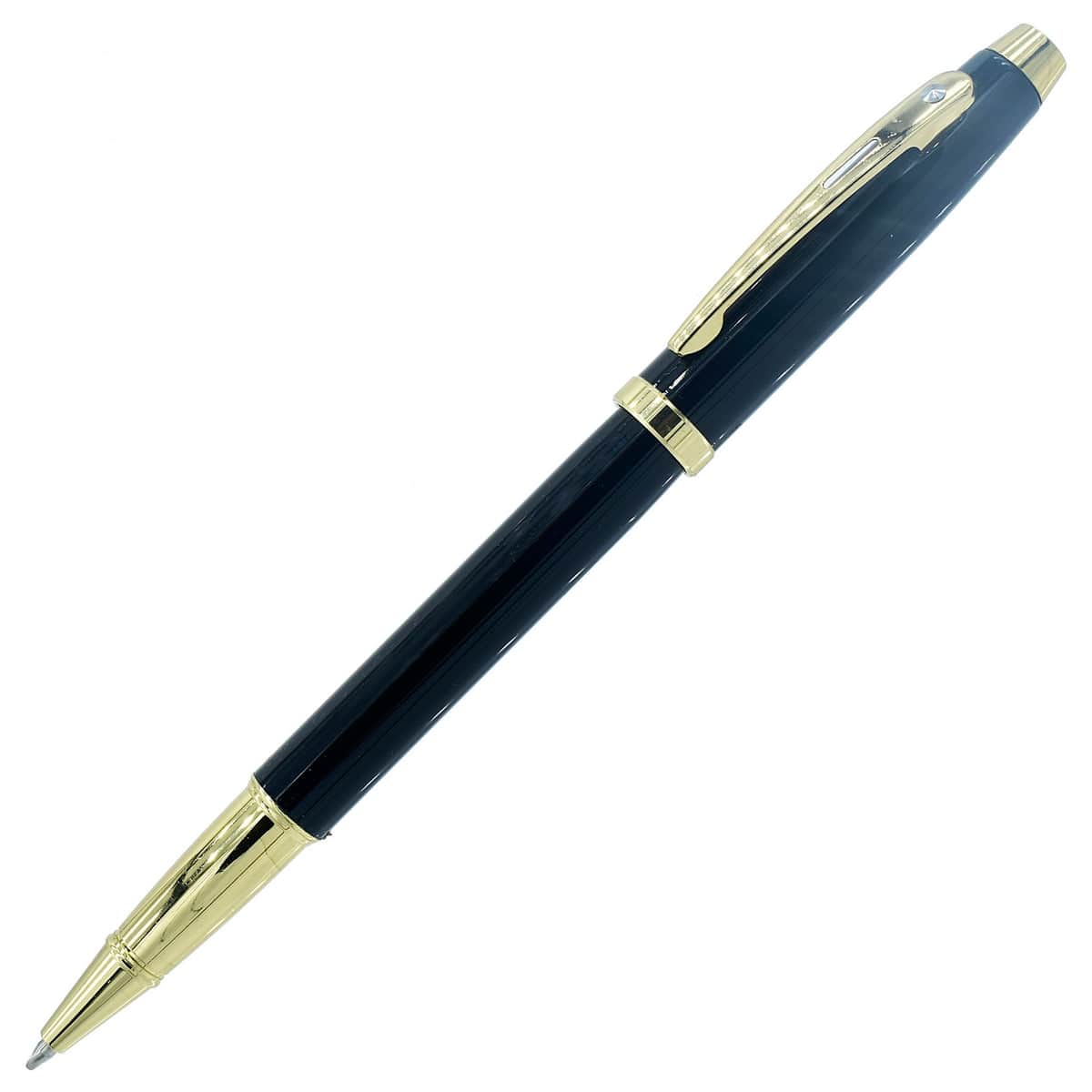 jags-mumbai Pen Roller Pen Blister Packing Black Gold Clip