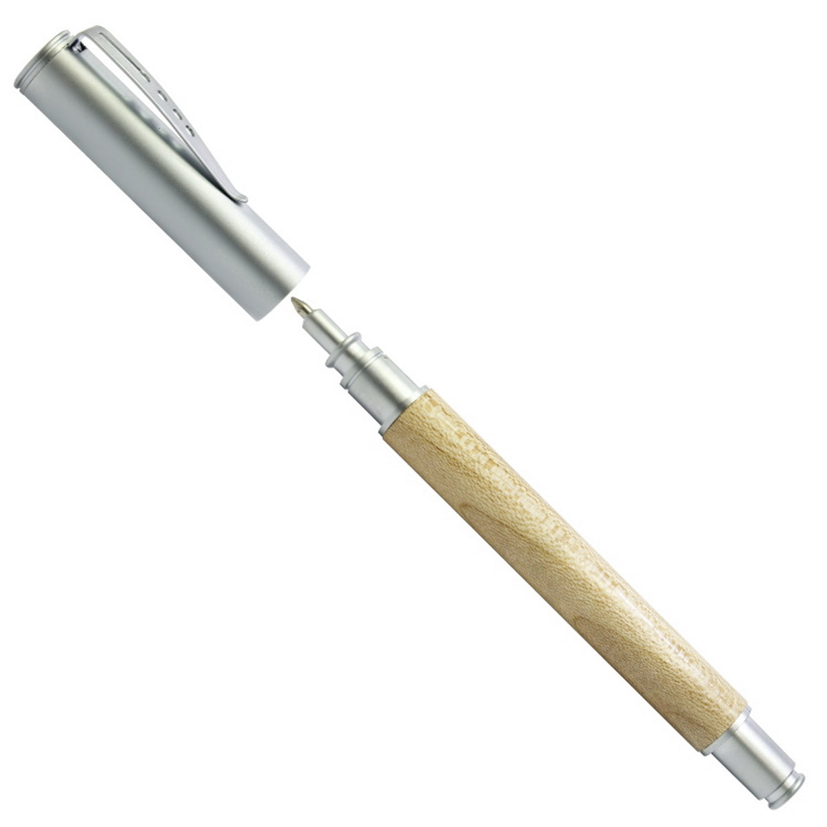 jags-mumbai Pen Roller Pen Wooden Silver Cup