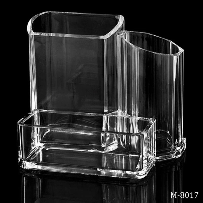 jags-mumbai Pen Stand Acrylic Pen Stand 3in1 M-8017