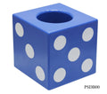 jags-mumbai Pen Stand Plastic Pen Stand Dice Blue PSDB00