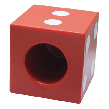Plastic Pen Stand Dice Red PSDR00