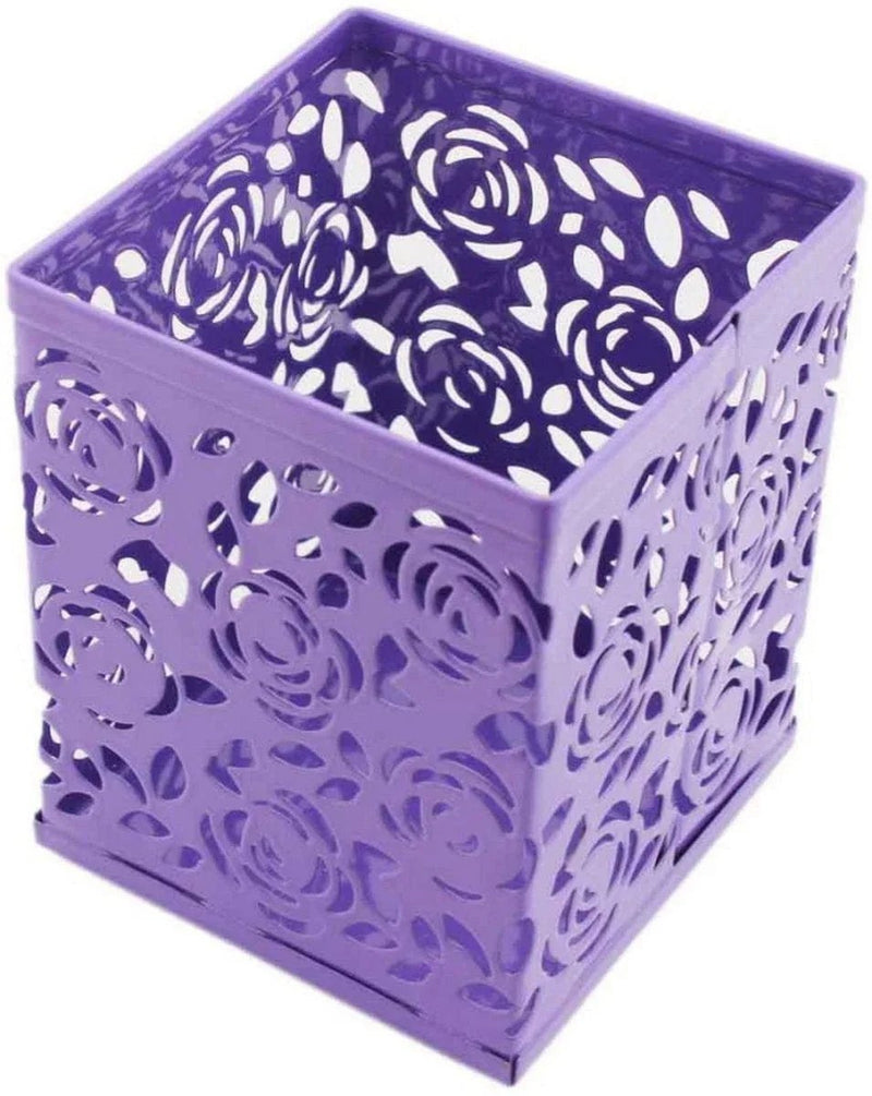 jags-mumbai Pen Stands Pen Stand Metal Colourful Square