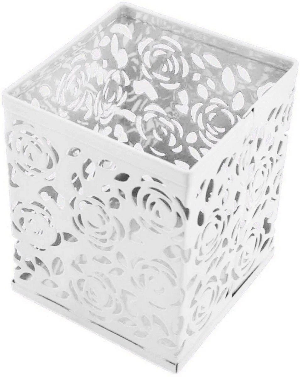 jags-mumbai Pen Stands Pen Stand Metal Colourful Square