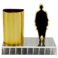 jags-mumbai Pen Stands Pen Stand With Watch Sardar Patel Statue