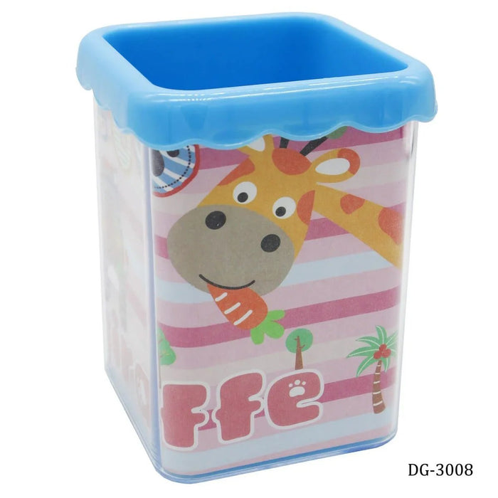 Plastic Pen Stand Square DG-3008