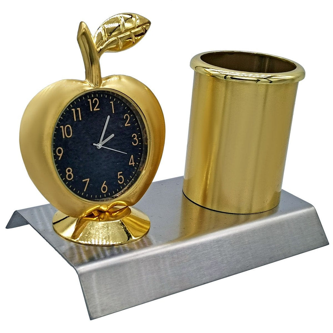 jags-mumbai Pen Stands Table Top Pen Stand With Apple Watch Gold TT526