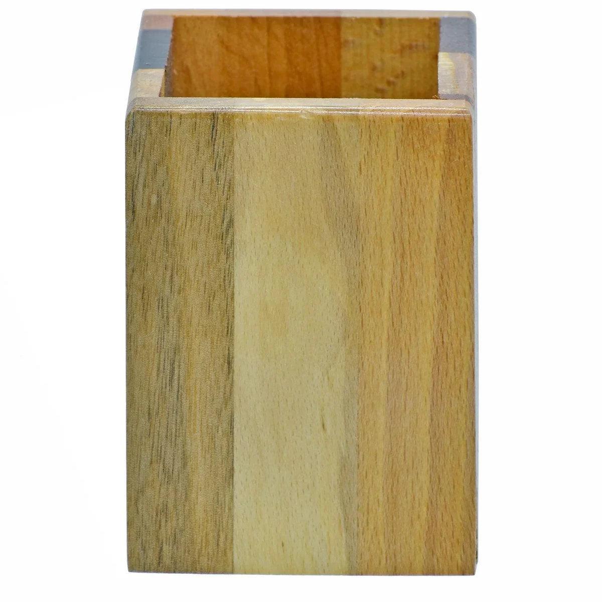 jags-mumbai Pen Stands Wooden Pen Stand Square WPSP02