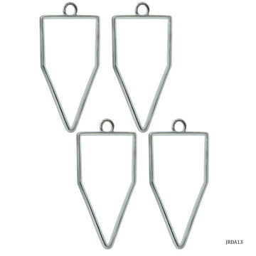 Bezels frames for Resin (Pack of 4)- Silver Pencil
