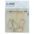 jags-mumbai Pencil Bezels frames for Resin (Pack of 4)- Silver Pencil