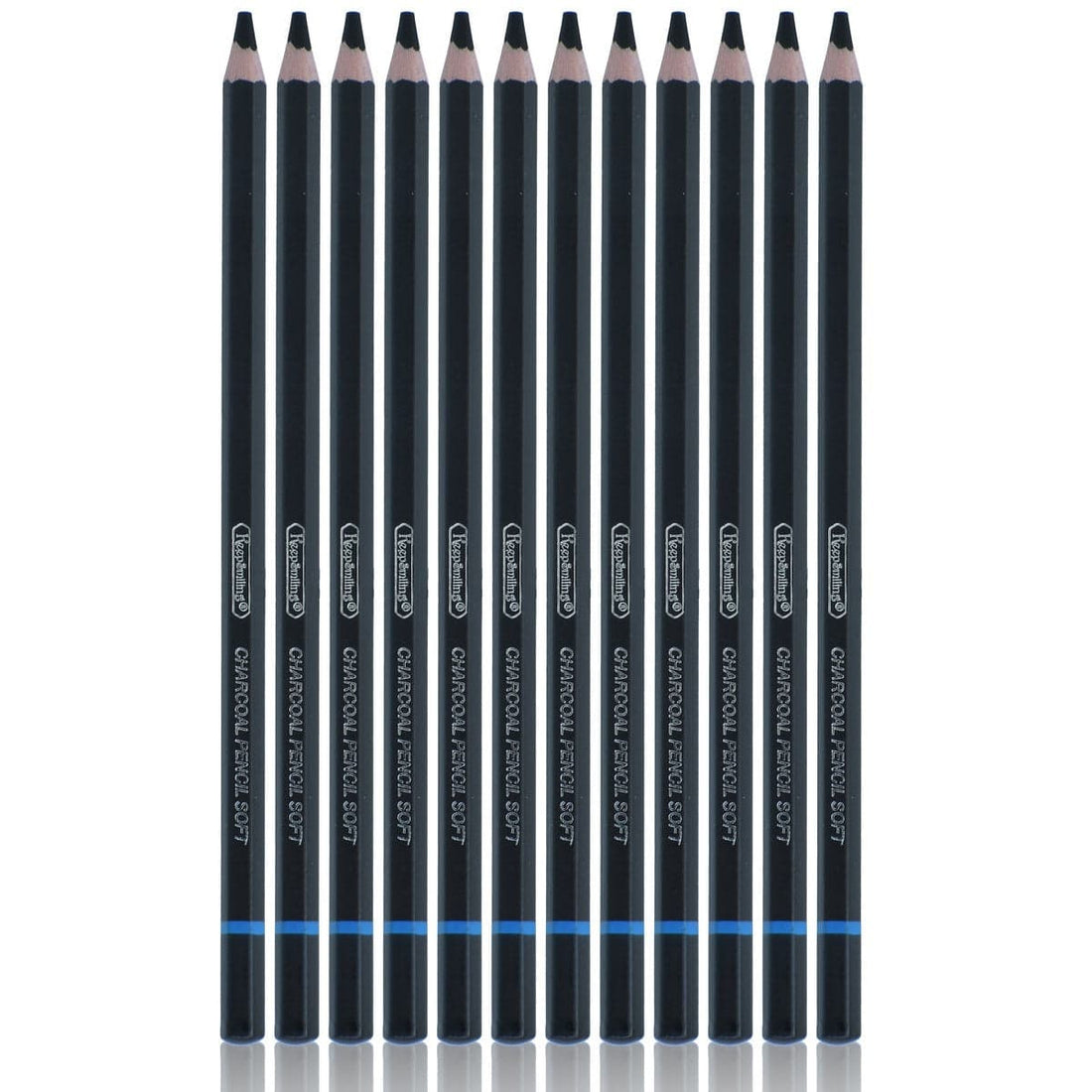 jags-mumbai Pencil Charcoal Pencils 12 Pieces