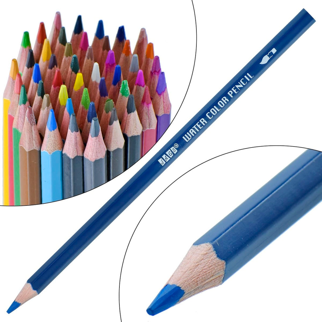 jags-mumbai Pencil Jags Water Colour Pencil 24 Colours JWCP-24