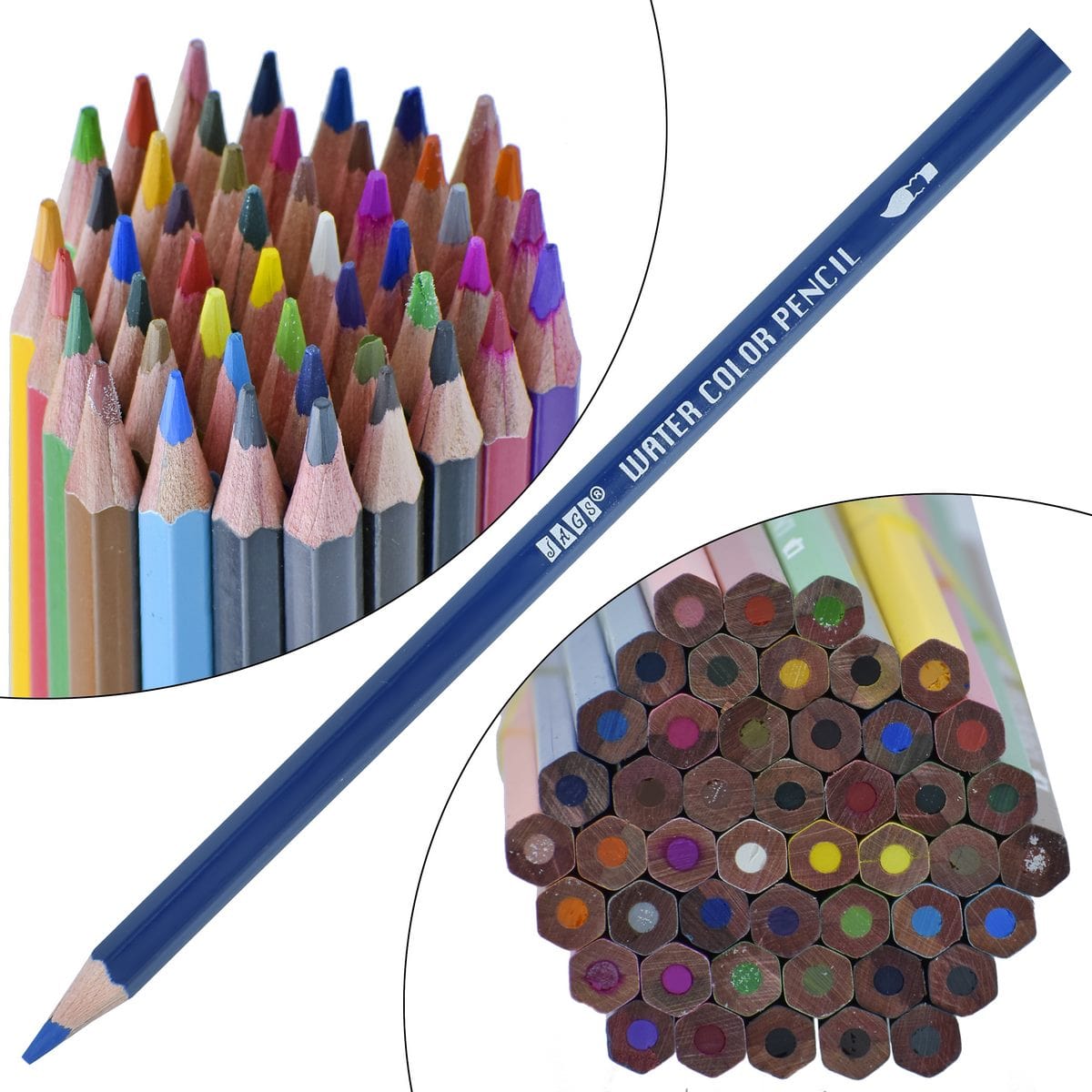 jags-mumbai Pencil Jags Water Colour Pencil 48 Colours JWCP-48